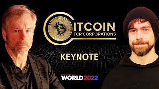 Bitcoin for Corporations 2022 featuring Michael Saylor amp Jack Dorsey hosted by MicroStrategy [upl. by Yrag]