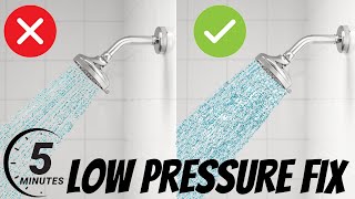 DONE RIGHT Fix Shower Head Low Water Pressure  Delta Kohler Moen [upl. by Delphine]