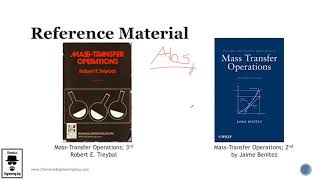 Mass Transfer Operations Reference Lec005 [upl. by Guthrey]