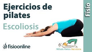 Ejercicios de Pilates para cuidar la escoliosis [upl. by Lucina]