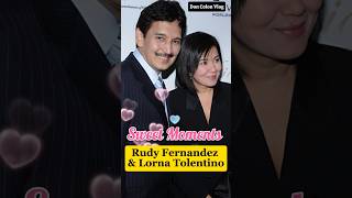 Rudy Fernandez and Lorna Tolentino sweet Moments shortsviral trending pinoyshowbiz [upl. by Lenej]