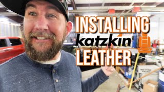 Installing Katzkin Leather at Autoplex  What is Katzkin [upl. by Leoy]