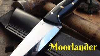 Moorlander Bushcraft  Survival knife 52 mm RWL34 Adrian Etheridge Knives [upl. by Enriqueta]