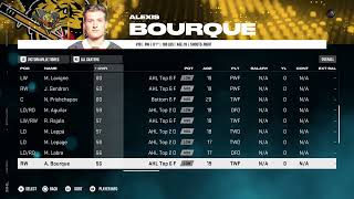 NHL 25 Victoriaville Tigres Overall Player Ratings [upl. by Roxine]