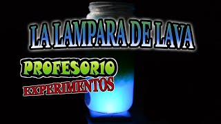 Lámpara de lava casera Experimentos caseros fáciles [upl. by Colbert]