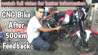 Bajaj Freedom 125 CNG Bike 500km complete  vlog bajaj motovlog [upl. by Millian]