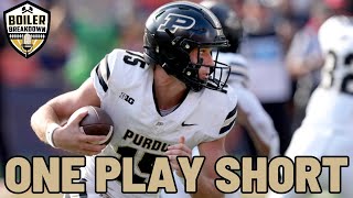 Purdue Comes Up One Play Short Against Illinois [upl. by Attej]