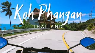 Koh Phangan Island Drive from Haad Rin Beach to Baan Khai Thailand [upl. by Georgeanna]