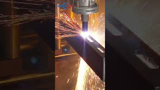 Easy to operate cnc plasma pipe cutting machine with table torch 120A plasma plasmacutter [upl. by Hayn]