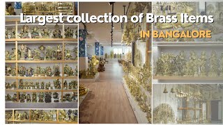 Largest Collection of Brass Items in Bangalore  Wholesale and Retail [upl. by Keefe]