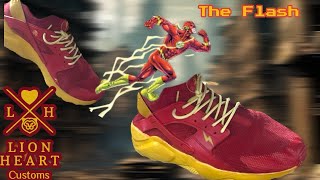 How to Make “The Flash” Shoes on Huaraches from home [upl. by Eelanaj]