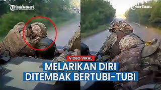 Detikdetik Tentara Ukraina Lari Ketakutan Diberondong Senjata Rusia [upl. by Yarw220]