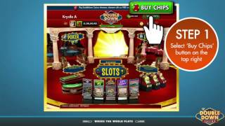 DoubleDown Casino How do you redeem a promo [upl. by Nosimaj]