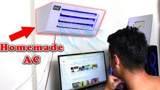 How to make MINI Split Air Conditioner at home [upl. by Lennod]