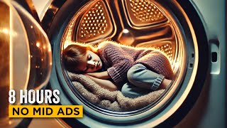 Washing Machine Relaxing Ambience  ASMR White Noise  Sleep study relax in your utility room [upl. by Eillam]