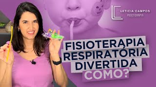 Recursos lúdicos para fisioterapia respiratória pediátrica [upl. by Anaugahs]