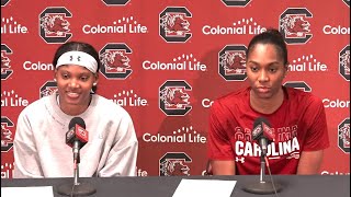 WBB Postgame East Carolina Sania Feagin and Bree Hall News Conference 111724 [upl. by Sibilla603]