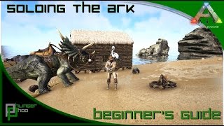 Soloing the Ark S4E6 Beginners Guide Trike Taming Pteranodon Taming [upl. by Neliak]