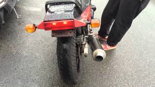 KAWASAKI GPZ900R NINJA エンジンサウンド 始動動画 カスタム車 [upl. by Gretna]