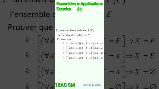 Exercice 81 Ensembles et Applications 1SM [upl. by Voorhis991]