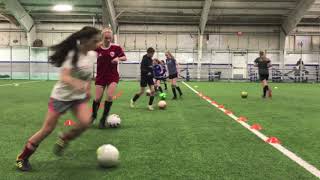 Youth Soccer U12 Dribbling Drills [upl. by Meesaw35]