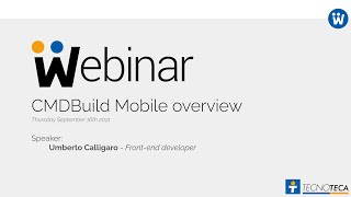 Webinar CMDBuild Mobile overview [upl. by Namzaj697]