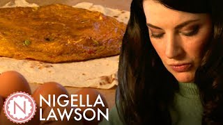 Nigella Lawsons Masala Omelette  Nigella Bites [upl. by Darrin]