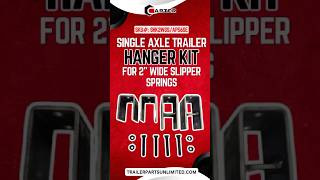 SKU SHK2WSSAPS6SE Single Axle Trailer Hanger Kit for 2quot Wide Slipper Springs [upl. by Erick]