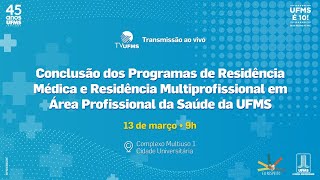 Conclusão dos Cursos de Residência Multiprofissional e Uniprofissional e Residência Médica [upl. by Marina]