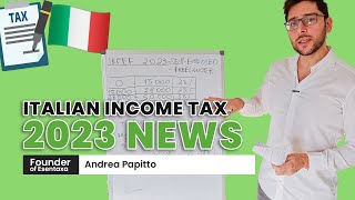 ITALIAN INCOME TAX RATE 2023 [upl. by Cristen]