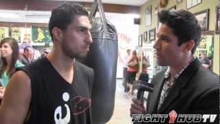 Josesito Lopez quotI can hit as hard as Victor Ortizquot [upl. by Gefell280]