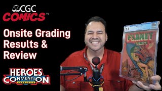 CGC Comic Haul amp Onsite Grading Review  Heroes Con 2024  Bubs Comics [upl. by Hoxsie314]