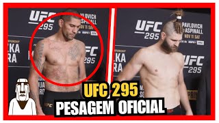 UFC 295 PESAGEM OFICIAL ALEX PEREIRA VS JIRI PROCHÁZKA [upl. by Idas]