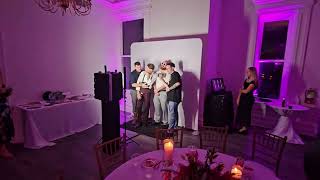 Stunning Wedding Transformation  DJ Uplighting Photo Booth amp Custom Monogram [upl. by Lsiel]