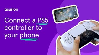 How to connect a PS5 controller to an iPhone  Asurion [upl. by Aral735]