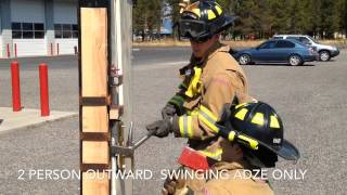 Forcible Entry Training Outward Swinging Door [upl. by Jaquith]