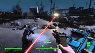 Fallout 4 BOS vs Assaultron vs Courser [upl. by Custer]