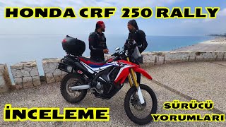 Honda Crf 250 Rally inceleme  Crf 250 Rally Sürücü Yorumları  Motosiklet inceleme [upl. by Hyde]