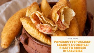 Panzerotti pugliesisegreti e consigli ricetta barese infallibile [upl. by Romaine]