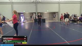 106 Lbs 2nd Wrestleback 8 Team  Caitlin Rankin Virginia Vs Ivory Truitt Texas Red B1b5 [upl. by Sorce676]