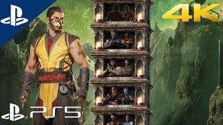 Scorpion Classic Towers I Mortal Kombat 1 I PS5 4K Gameplay [upl. by Maon698]