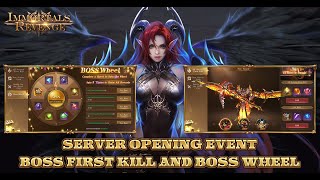 Immortals Revenge  Server Opening Events [upl. by Yug]