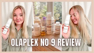 OLAPLEX NO 9 REVIEW  Olaplex No 9 Bond Protector Nourishing Hair Serum [upl. by Nozicka774]