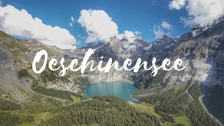 Oeschinensee  Lake Oeschinen Schweiz by Drone DJI Mavic Pro 2 [upl. by Ohara]