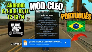 🔴SAIU GTA SA MOD CLEO EM PORTUGUÊS PARA TODOS ANDROIDS ATUALIZADO 2024 MALKINADA✌ [upl. by Shae]