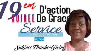 AGAPE GREATER MINISTRY OF JESUS CHRIST  Thursday 27Juin 2024  Sr Kerline Nicolas [upl. by Schnapp226]