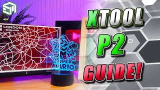 XTool P2 In Depth Review Setup Guide Material Settings Laser Maps Upgrades and More [upl. by Jillayne]