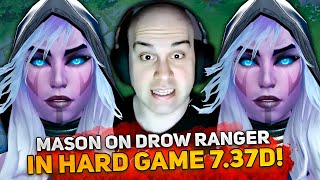 MASON on DROW RANGER in HARD GAME 737D [upl. by Areta]