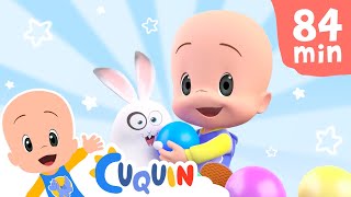 Cuquin plays with the blue ball and more 🔵 Videos amp cartoons for babies [upl. by Atiniv]