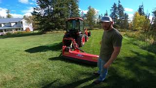 65quot Titan Offset Flail Mower Review [upl. by Yobybab]